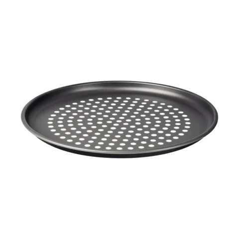 Assadeira para pizza alumínio furada 30 cm Tramontina grafite