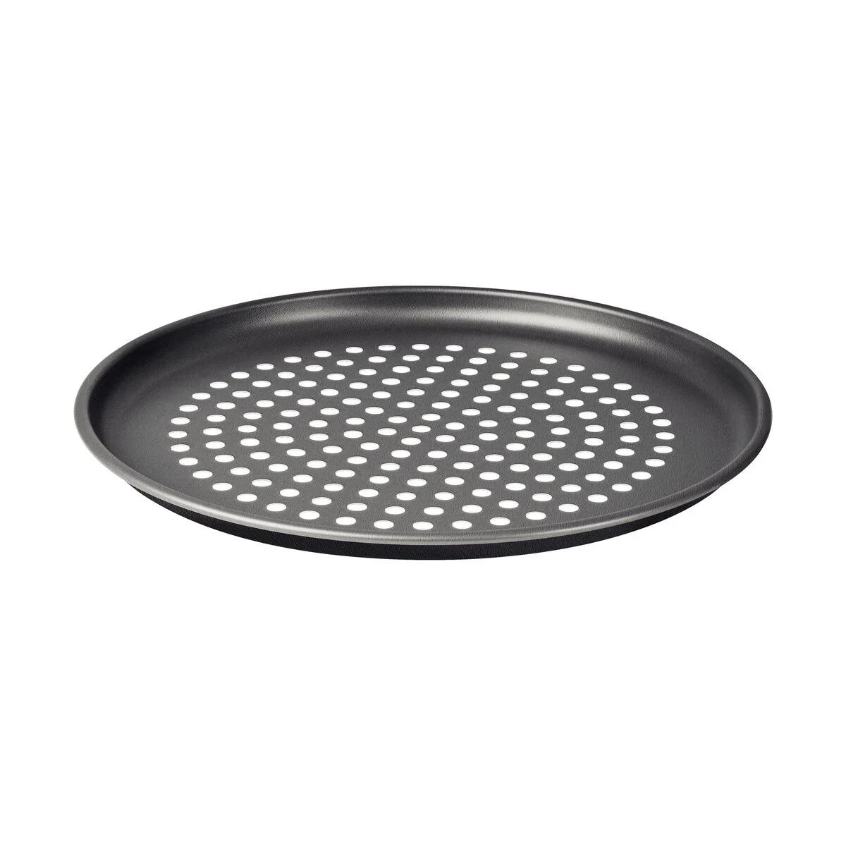 Assadeira para pizza alumínio furada 30 cm Tramontina grafite