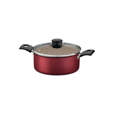 Caçarola Tramontina Turim Alumínio 18cm 2L Vermelha