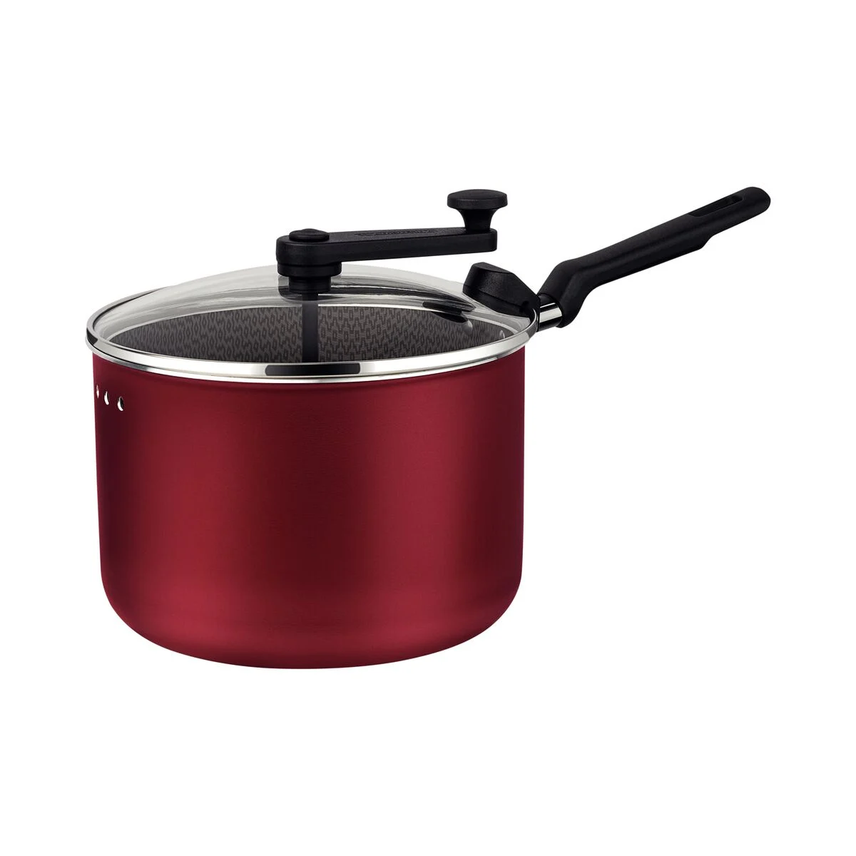 Pipoqueira de Alumínio Loreto 20 cm 3,5 L Vermelha