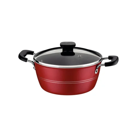 Caçarola Tramontina Sicília 20cm Alumínio Antiaderente Vermelho