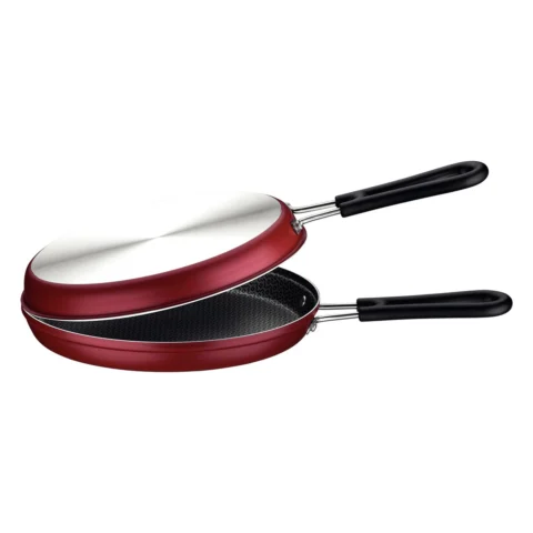 Omeleteira Tramontina Loreto Alumínio 24cm Vermelha