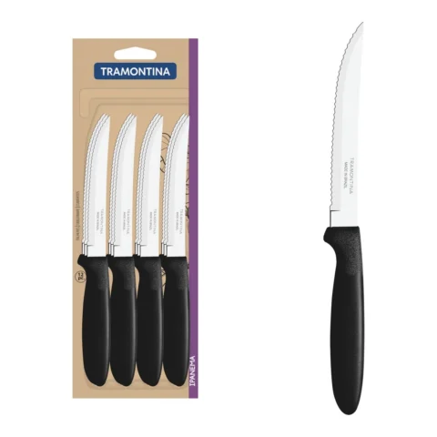 Conjunto 12 facas para churrasco Ipanema em aço inox
