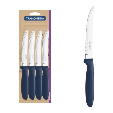 Conjunto de 12 facas para churrasco Tramontina Ipanema com lâminas inox