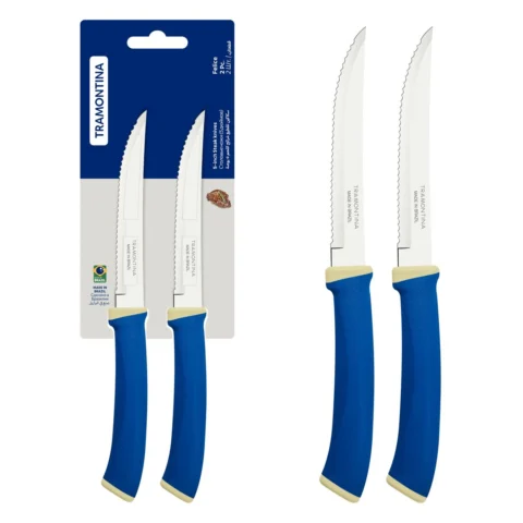 Conjunto de Facas para Churrasco Tramontina Felice Inox 2 Peças