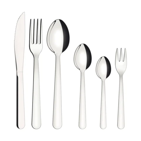 Faqueiro Inox 60 Peças Malibu Aço Inox Sortido