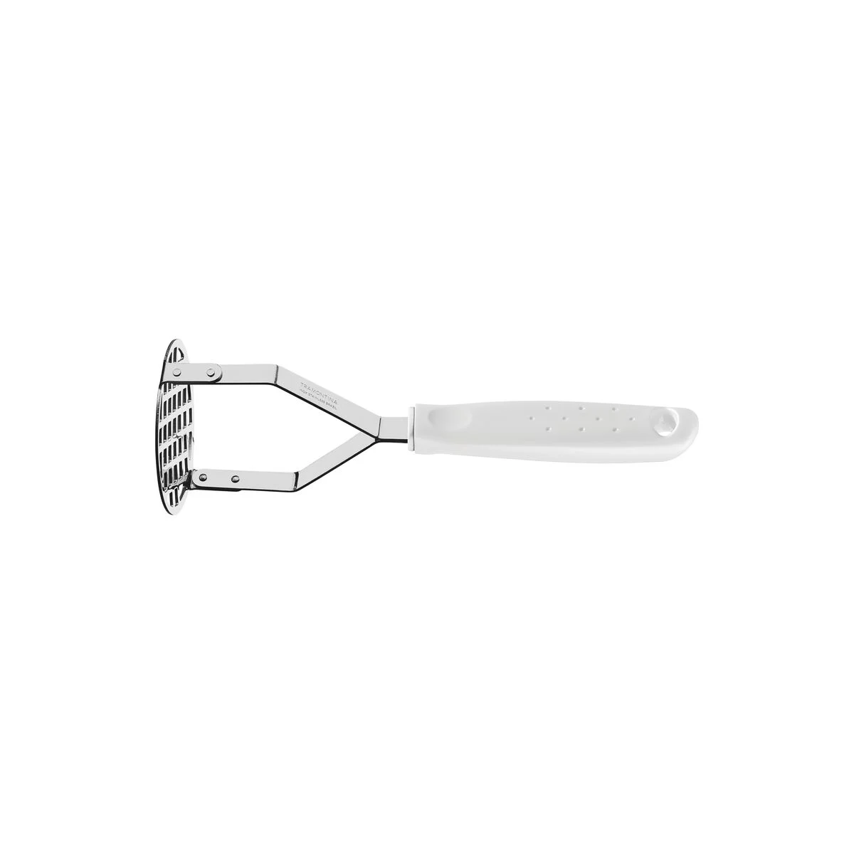 Amassador de batata inox Utilita com cabo branco