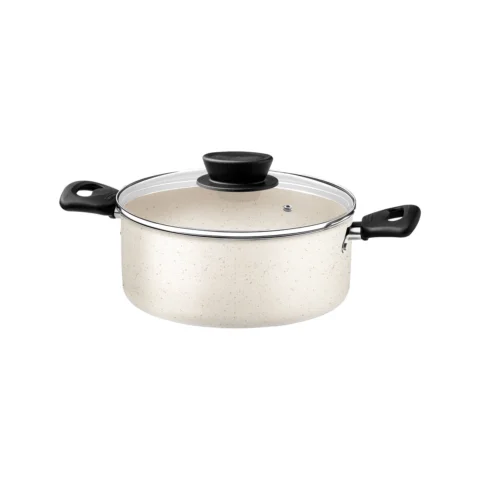 Caçarola Tramontina Linz Bege de Alumínio com Antiaderente Starflon Max 18 cm 2 L