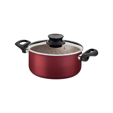 Caçarola Tramontina Paris 18 cm Alumínio Antiaderente Vermelho