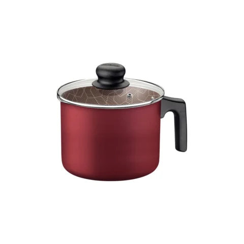 Fervedor Tramontina Paris 14cm 1,9L Vermelho com Tampa de Vidro