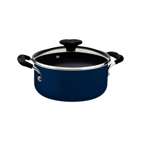 Caçarola Tramontina Tunis alumínio 24 cm azul 4,8 L