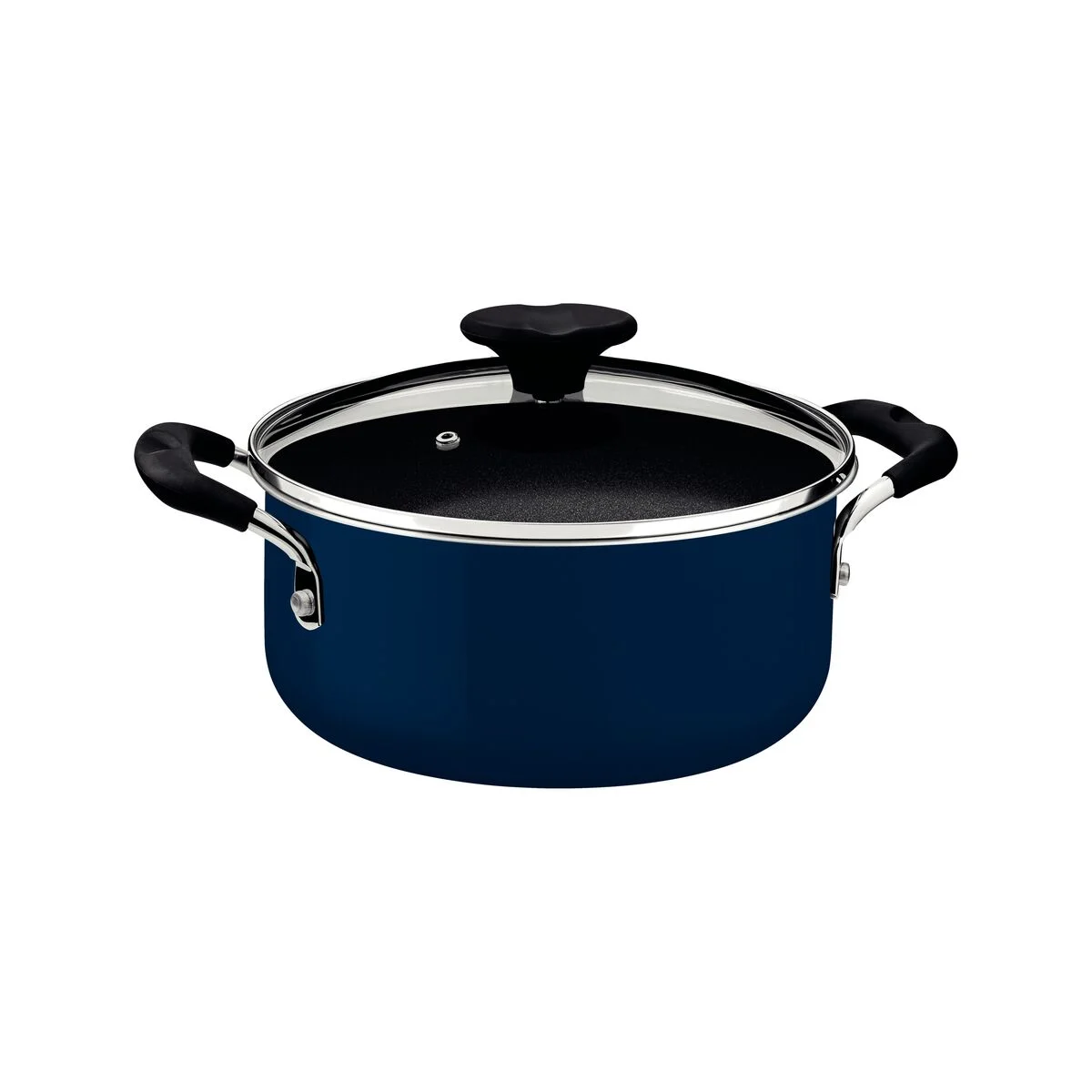 Caçarola Tramontina Tunis alumínio 24 cm azul 4,8 L