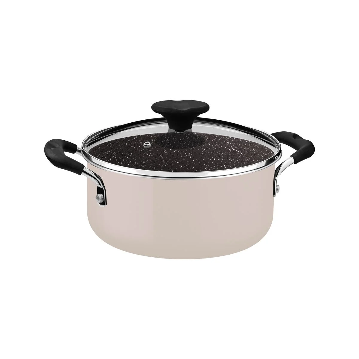 Caçarola Tramontina Tunis 24 cm Alumínio Cerâmica Rosa