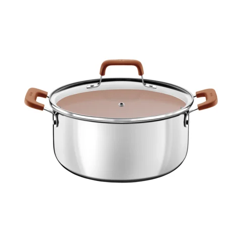 Caçarola Tramontina Romagna 24 cm em Aço Inox