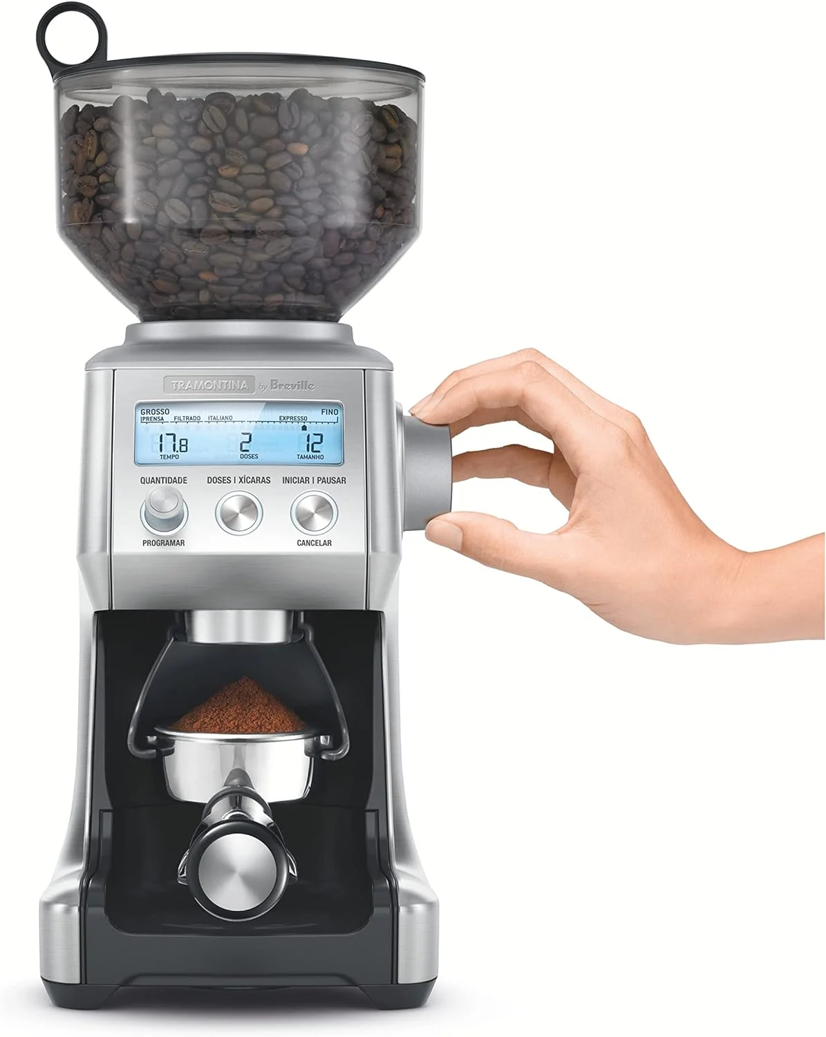 Kit Barista Tramontina: Cafeteira Expresso e Moedor 110V - Imagem 6