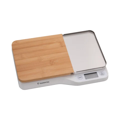 Balança digital de cozinha com tábua de corte Tramontina Adatto