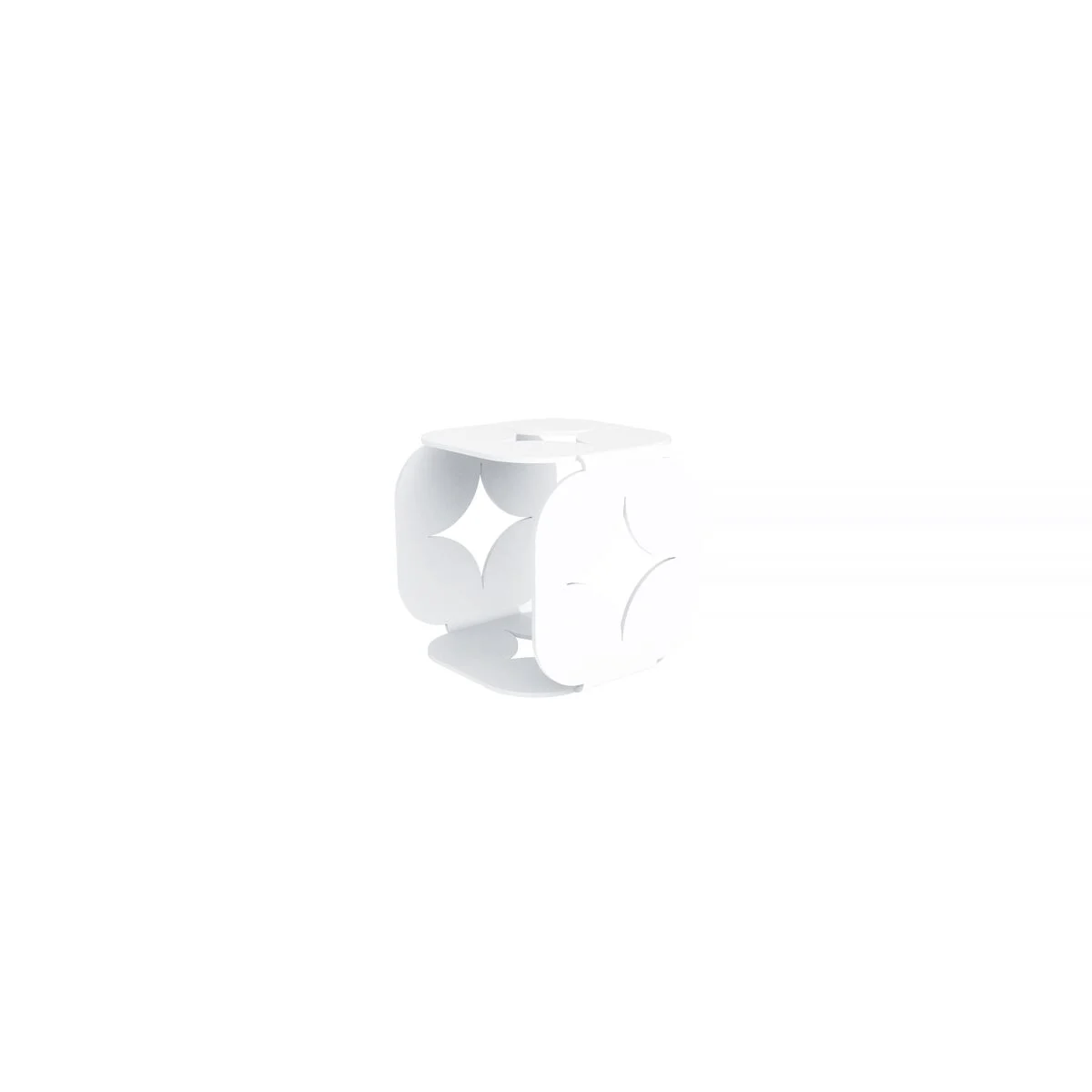 Argola para guardanapo de aço inox branco Luce