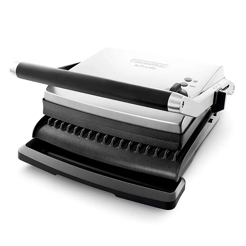 Grill Elétrico Tramontina by Breville Adjusta em Aço Inox 220V com Controle de Temperatura