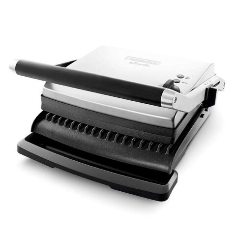 Grill Elétrico Tramontina by Breville Adjusta em Aço Inox 127V com Controle de Temperatura