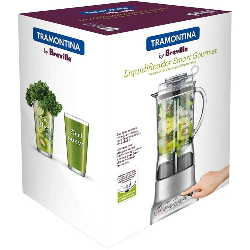 Liquidificador Tramontina by Breville Smart Gourmet, 1100 W, Copo Tritan - 127V - Imagem 4