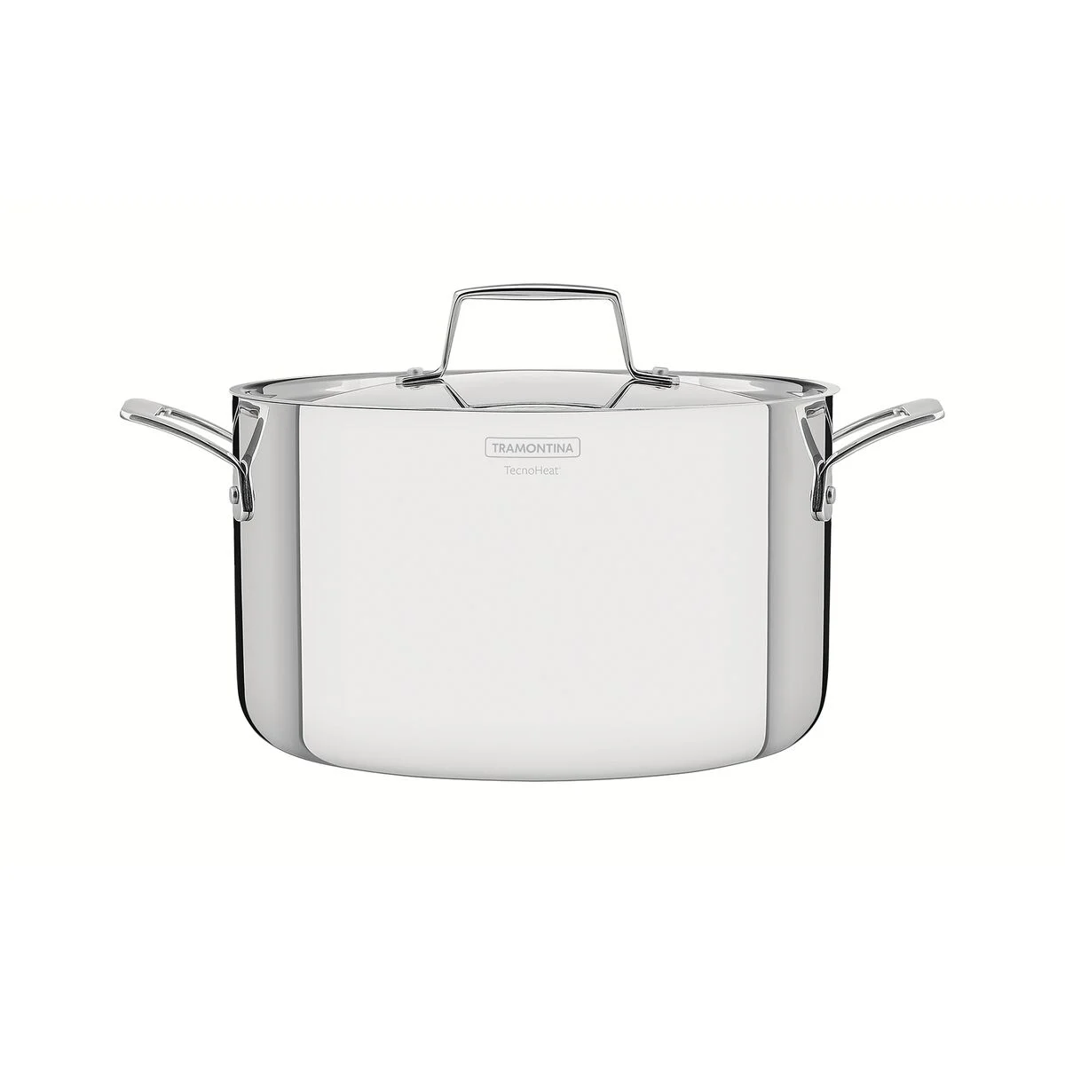 Caçarola funda Tramontina Grano aço inox 20 cm 3,8 L