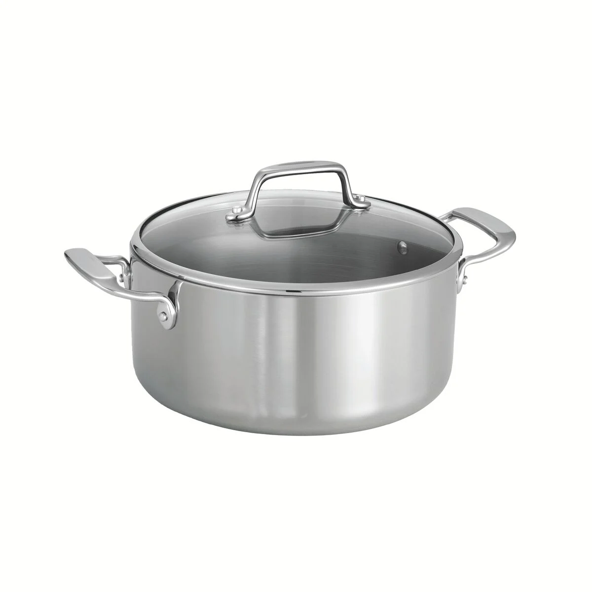 Caçarola de Aço Inox com Alças e Tampa Tramontina