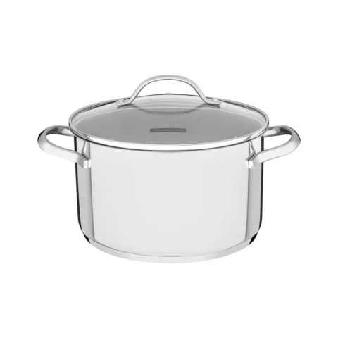 Caçarola Funda Aço Inox Tramontina Una 24 cm 6,1 L