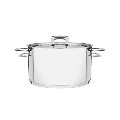 Caçarola Tramontina aço inox fundo triplo 24 cm 6,1 L