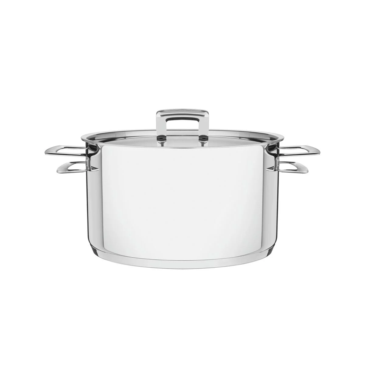 Caçarola Tramontina aço inox fundo triplo 24 cm 6,1 L