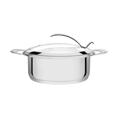 Caçarola Tramontina Rotonda Ceramic Aço Inox 24 cm 4,6 L