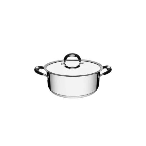 Caçarola Tramontina Aço Inox Fundo Triplo 1,4 L com Tampa