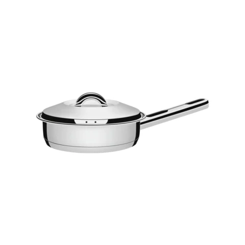 Frigideira aço inox fundo triplo 20 cm