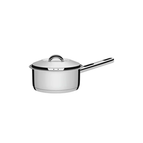 Caçarola aço inox fundo triplo 16cm com cabo solar
