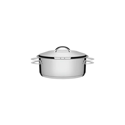 Caçarola de Aço Inox Solar Tramontina 1,4 L com Tampa e Alças