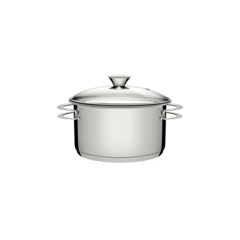 Caçarola Funda Tramontina Solar Aço Inox 1,8 L com Tampa