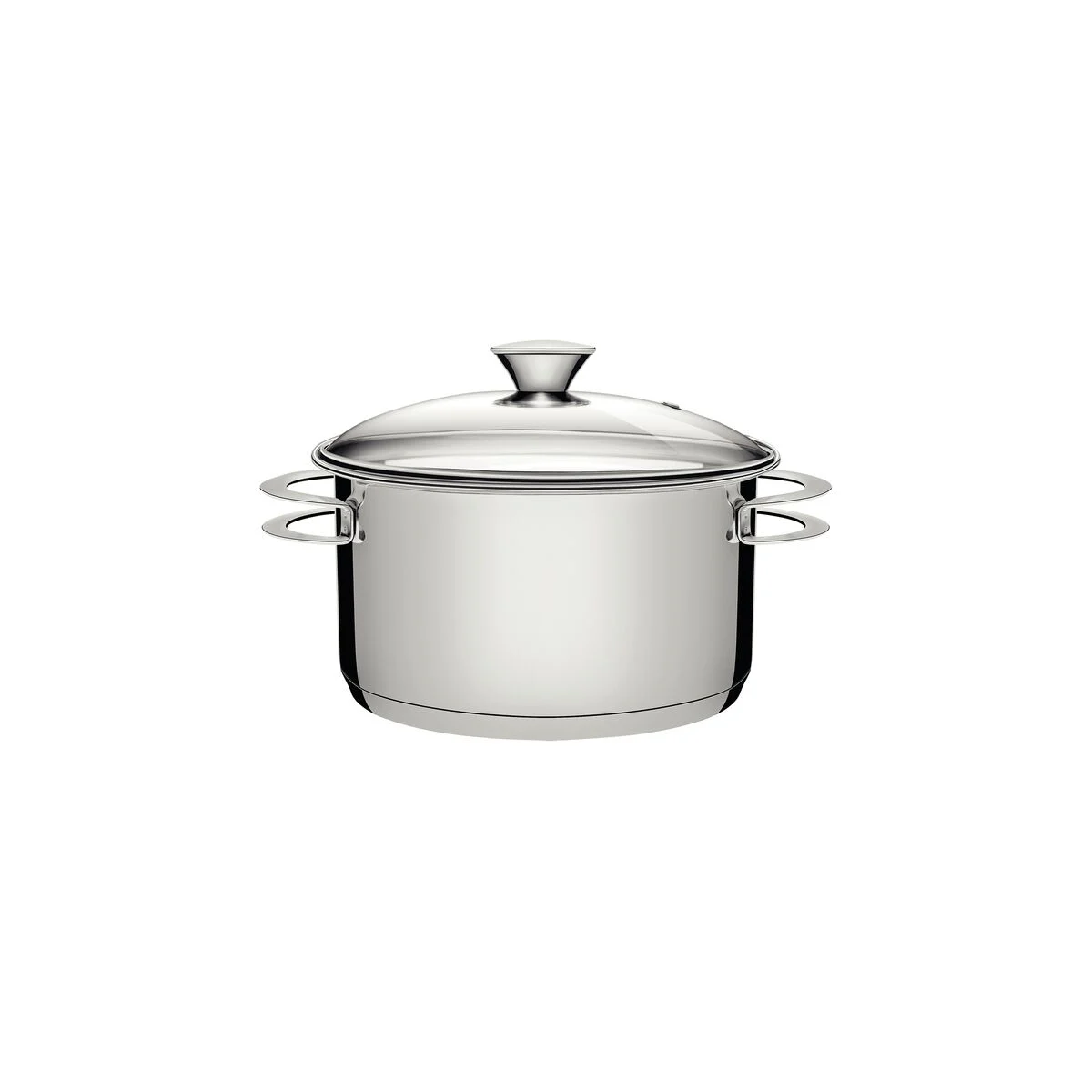 Caçarola Funda Tramontina Solar Aço Inox 1,8 L com Tampa