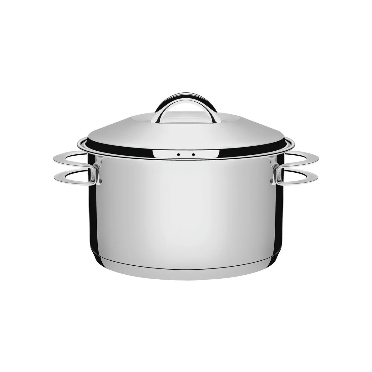 Caçarola Funda Aço Inox Solar 24 cm com Tampa