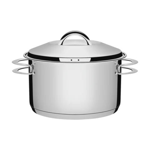 Caçarola funda Tramontina Solar aço inox 28 cm 8,4 L