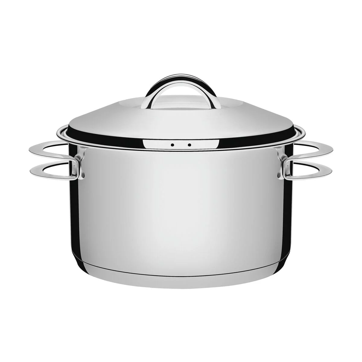Caçarola funda Tramontina Solar aço inox 28 cm 8,4 L