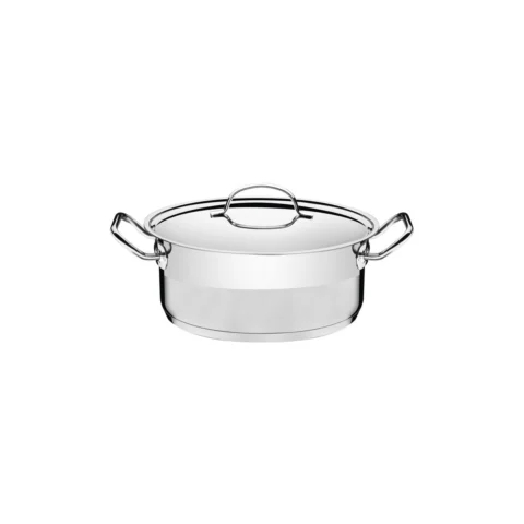 Caçarola rasa aço inox Tramontina Professional 20 cm 2,9 L