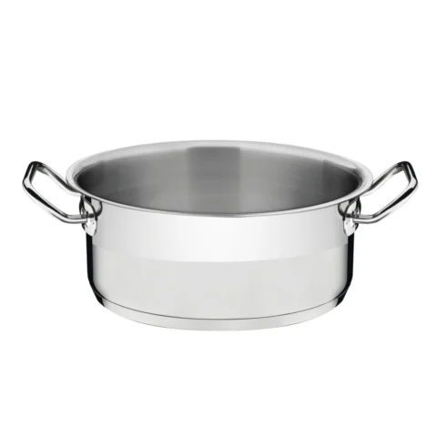 Caçarola Rasa em Aço Inox Professional Tramontina