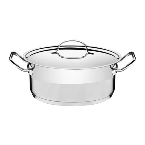 Caçarola rasa aço inox Professional Tramontina 24 cm 4,7 L