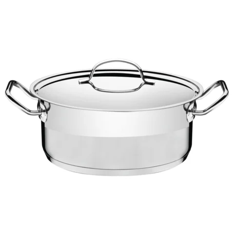 Caçarola rasa aço inox Tramontina Professional 30 cm 8,9 L
