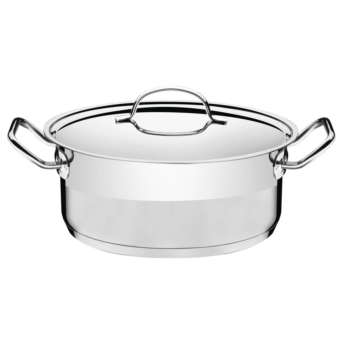 Caçarola rasa aço inox Tramontina Professional 30 cm 8,9 L