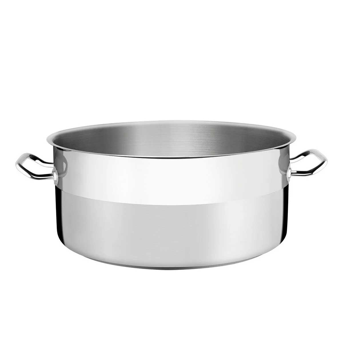 Caçarola rasa aço inox Professional 35 litros sem tampa