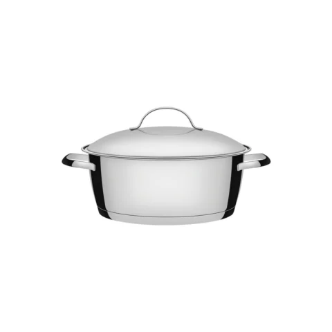 Caçarola Tramontina Allegra aço inox 22 cm 3,3 L