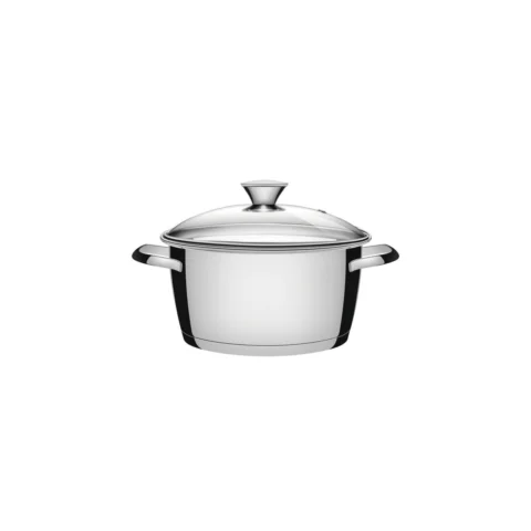 Caçarola Funda Tramontina Allegra Aço Inox 1,5 L com Tampa