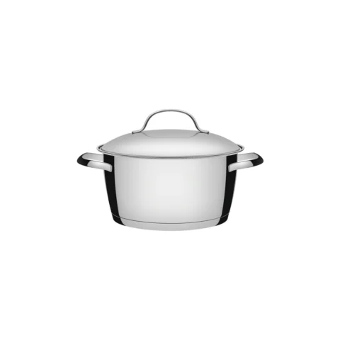 Caçarola Funda Tramontina Allegra Aço Inox 2,2 L