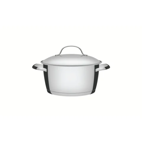 Caçarola Funda Allegra Aço Inox 18 cm 2,2 L