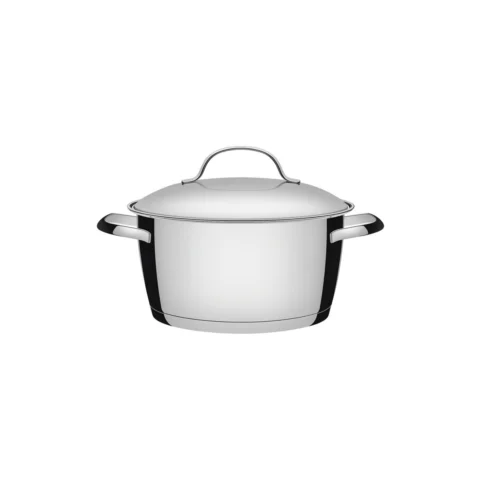 Caçarola Funda Tramontina Allegra Aço Inox 20 cm 3,1 L